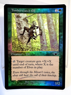 MTG Magic The Gathering Legions Timberwatch Elf Common Foil LP - Image 1