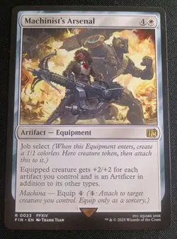 MTG Final Fantasy - Machinist's Arsenal - Rare - Image 1