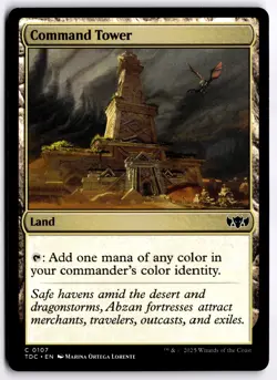 Command Tower NM TDC Commander: Tarkir: Dragonstorm MTG - Image 1