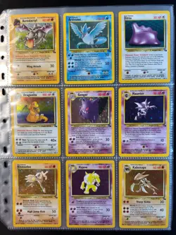 100% Complete Fossil Set 62/62 WOTC Vintage Pokemon Cards HOLO 1999 - Image 2