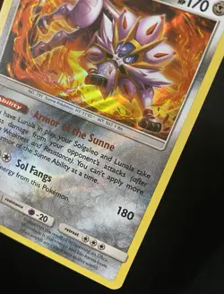 Solgaleo 142/236 Sm-Cosmic Eclipse (Holo Bleed) Pokemon Card - Image 3