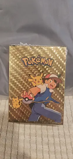 55 Pcs Sealed Pokemon Foil Gold Cards Pack Tcg GX Fan Art - Image 1