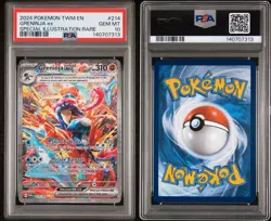 Pokemon 2024 Greninja ex 214 SIR Twilight Masquerade GEM MINT PSA 10 (NEW CERT) - Image 2