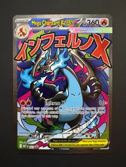 Mega Charizard X ex 023 Pokemon Mega Evolutions Promo Near Mint (NM) 2025 - Image 1