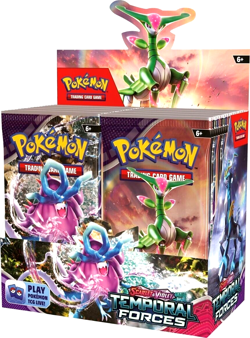 Pokemon Scarlet and Violet Temporal Forces Booster Box (36 packs) Factory Sealed - Image 1