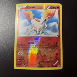REVERSE HOLO Ponyta 14/106 NM - XY Flashfire Pokemon Card - Tomokazu Komiya Art - Image 1