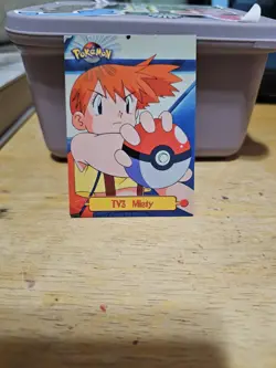 Pokemon Topps Series 1 Non Holo Blue Logo TV3 Misty - Image 1