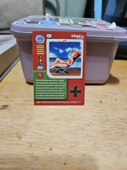 Pokemon Topps Series 1 Non Holo Blue Logo TV3 Misty - Image 2