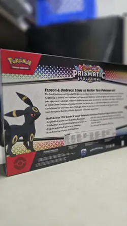 Pokemon TCG Scarlet & Violet Prismatic Evolutions Premium Figure Collection Box - Image 5
