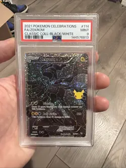 2021 Pokemon SWSH Celebrations Zekrom Classic Collection #114/114 PSA 9 - Image 1