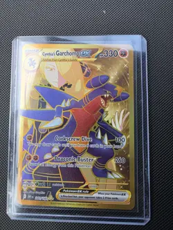 Cynthia's Garchomp EX 241/181 Gold Hyper Rare Destined Rivals Pokemon TCG NM+ - Image 1