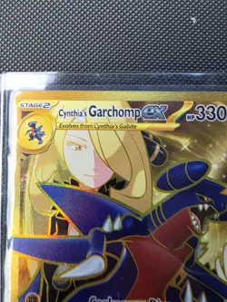 Cynthia's Garchomp EX 241/181 Gold Hyper Rare Destined Rivals Pokemon TCG NM+ - Image 2