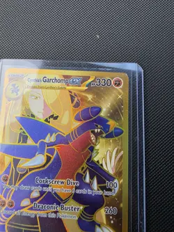 Cynthia's Garchomp EX 241/181 Gold Hyper Rare Destined Rivals Pokemon TCG NM+ - Image 3