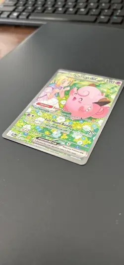 Pokemon TCG Lillie's Clefairy ex 184/159 Journey Together Holo - NM - Image 3