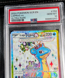 PSA 10 Gem Mint Lapras Ex Ultra Rare 2024 Pokemon Stellar Crown #158 Pokemon TCG - Image 3