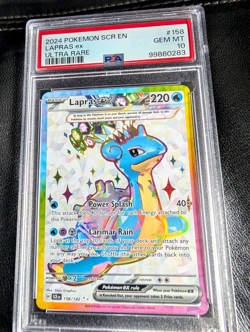 PSA 10 Gem Mint Lapras Ex Ultra Rare 2024 Pokemon Stellar Crown #158 Pokemon TCG - Image 4