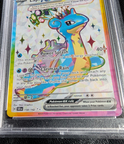 PSA 10 Gem Mint Lapras Ex Ultra Rare 2024 Pokemon Stellar Crown #158 Pokemon TCG - Image 5