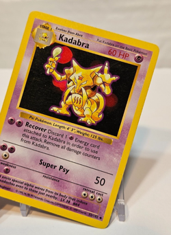Kadabra 32/102 Uncommon SHADOWLESS 99 Base Set Pokemon 1240 - Image 4