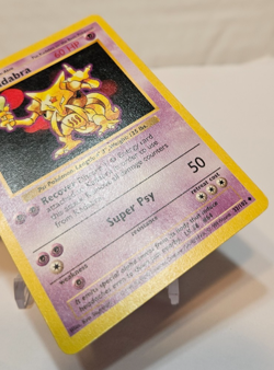 Kadabra 32/102 Uncommon SHADOWLESS 99 Base Set Pokemon 1240 - Image 5