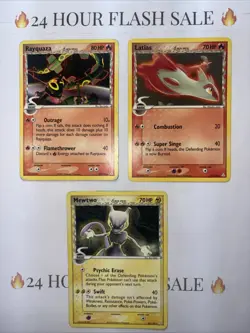 Pokemon Lot Rayquaza, Mewtwo,Latias EX Holon Phantoms - Image 1