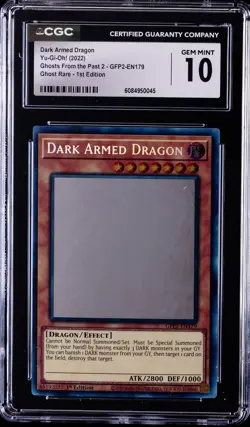2022 YU-GI-OH! #GFP2-EN179 DARK ARMED DRAGON CGC 10 GEM MINT - Image 1