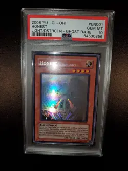 Yugioh 2008 Honest LODT-EN001 Ghost Rare PSA 10 - Image 4