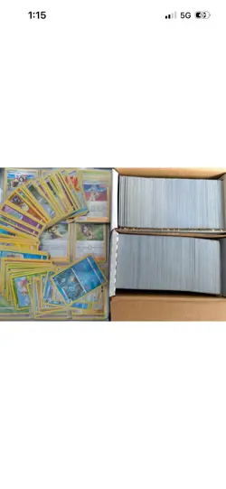 1000 Pokemon Cards (220 Reverse Holo Shiny Foil Cards + 750+ Bulk Lot Pack) - Image 1