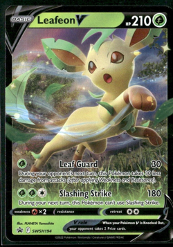 Leafeon V SH194 Sword & Shield Promo Card Pokemon TCG Ultra Rare - Image 1