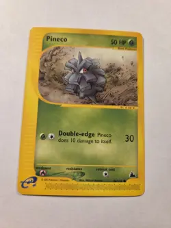 Pineco 86/144 Skyridge Regular Vintage Pokemon E-reader Card - Image 1