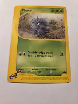 Pineco 86/144 Skyridge Regular Vintage Pokemon E-reader Card - Image 2
