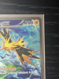 Pokemon Zapdos ex Scarlet & Violet 151 Full Art Holo Card 202/165 - Image 4