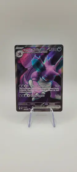 Pokemon TCG: Team Rockets Nidoking EX 216/182 Destined Rivals Full Art Card NM - Image 1