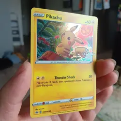 Pikachu - SWSH153 (Holiday Calendar) - SWSH: Sword & Shield Promo Cards (SWSD) - Image 2
