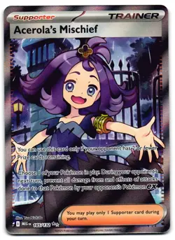 Acerola's Mischief 165/132 - Mega Evolution Ultra Rare Pokemon TCG - NM Card - Image 1