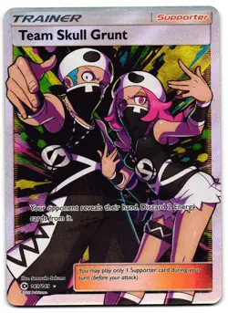 Team Skull Grunt 149/149 - Sun & Moon Rare Ultra Pokemon TCG - M/LP Card - Image 1