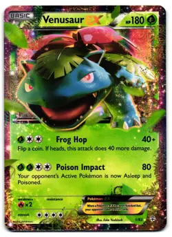 Venusaur EX 1/83 - Generations Rare EX Pokemon TCG Holo - LP Card - Image 1