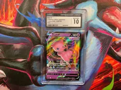 CGC 10 Mew V 039/100 RR Fusion Arts S8 Pokemon Card +1 - Image 1