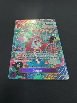 NM Sugar OP10-065 SP Alt Art The Azure Sea’s Seven English One Piece Card Game - Image 2