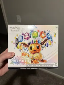 Pokemon Prismatic Evolutions ETB Cards Tcg Brand New Sealed Elite Trainer Box - Image 1