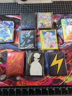 Lot Of 9 Pokemon ETB Mixed Card Sleeves !! - Image 4
