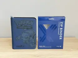 Vault X 4 Pocket Exo-Tec TCG Album - Base Set Custom Engraved (160 Cards) - Image 1