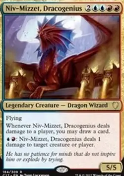 1 x Niv-Mizzet, Dracogenius - Commander 2017 - Light Play - MTG - Image 1