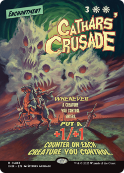 Cathars' Crusade (Showcase) [Innistrad Remastered] Magic MTG - Image 1