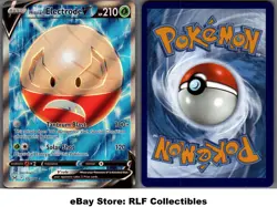 2022 Pokemon, Lost Origin, #172/196 Hisuian Electrode V, Full Art Ultra Rare - Image 1