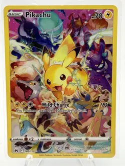 2023 Pokemon SWSH Crown Zenith Pikachu #160/159 LP - Image 2