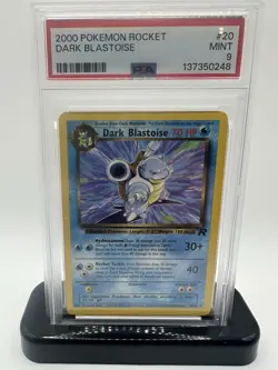 Pokemon Dark Blastoise Team Rocket 20/82 PSA 9 Rare Unlimited - Image 1