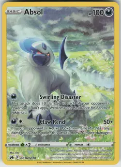 Pokemon Absol GG16/GG70 Crown Zenith: Galarian Gallery Ultra Rare NM - Image 1