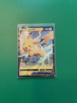 Pikachu V SWSH063 | SWSH - Black Star Promo | Ultra Rare | Pokemon NM - Image 3