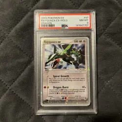 PSA 8 NM-MINT 2003 POKEMON RAYQUAZA EX DRAGON HOLO- RARE DRAGON SERIES 97/97 🔥 - Image 3