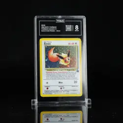 2000 Pokemon Eevee Holo BLACK STAR Promo Pokemon League #11 TAG 8 Near Mint - Image 1